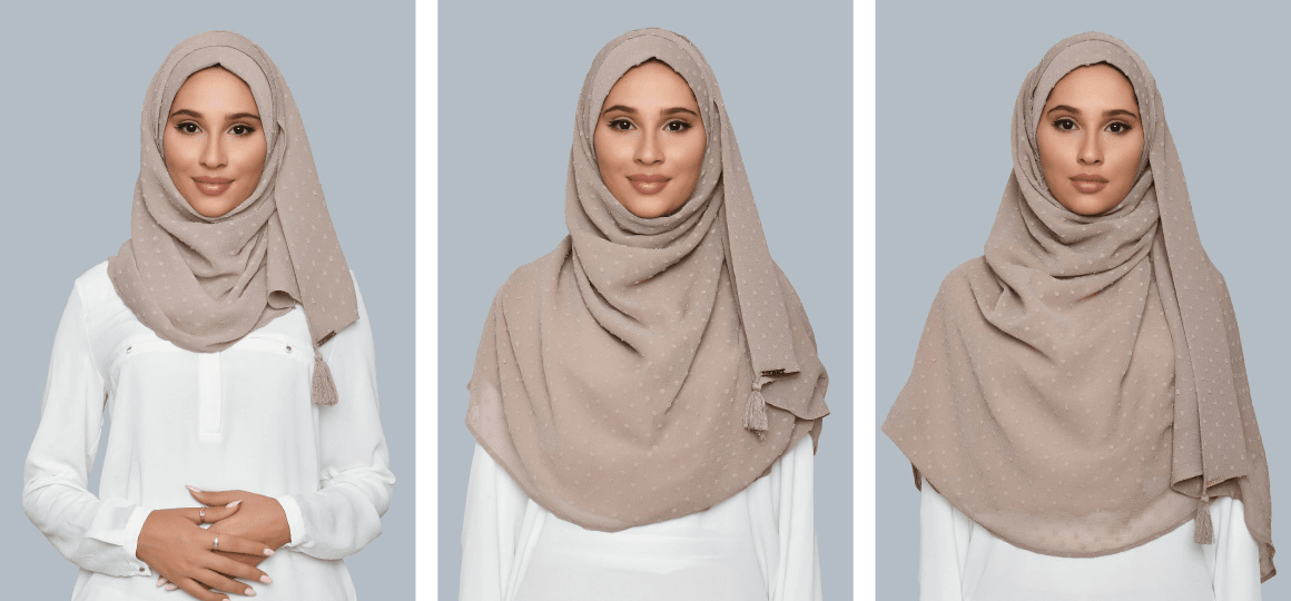 Vabean 4 Pcs Instant Hijab for Women Jersey Hijabs Pinless