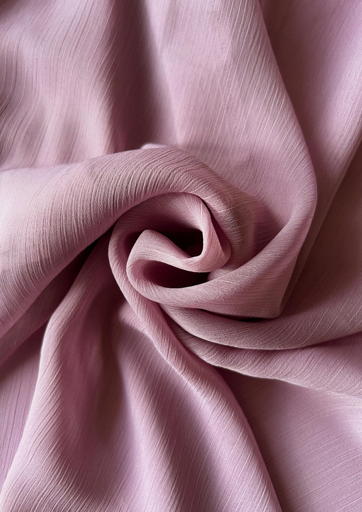 Elderberry - Plain Crinkled Chiffon