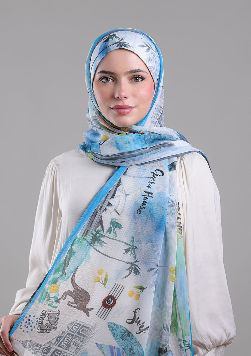 Sydney Printed Instant Bokitta Hijab – BOKITTA