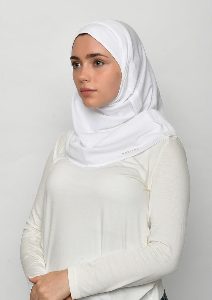 White-SlipOn-Polo Cotton - BOKITTA