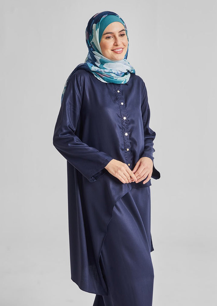 Assymetric Shirt-Tencelâ„¢ - BOKITTA