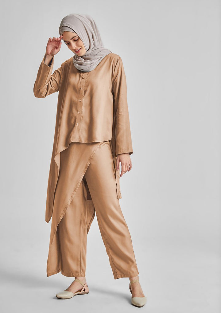Assymetric Shirt-Tencelâ„¢ - BOKITTA