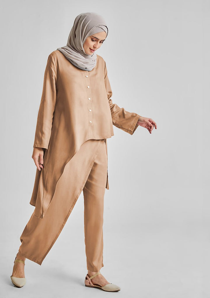 Assymetric Shirt-Tencelâ„¢ - BOKITTA
