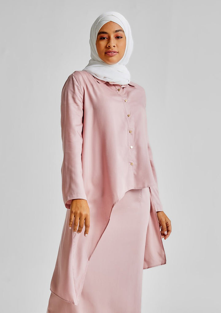 Assymetric Shirt-Tencelâ„¢ - BOKITTA