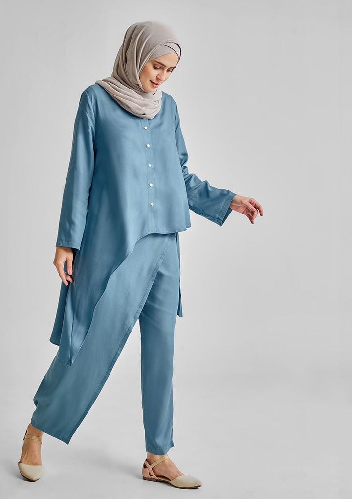 Assymetric Shirt-Tencelâ„¢ - BOKITTA