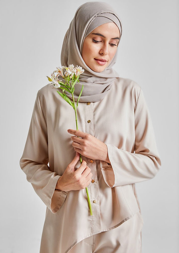 Assymetric Shirt-Tencelâ„¢ - BOKITTA