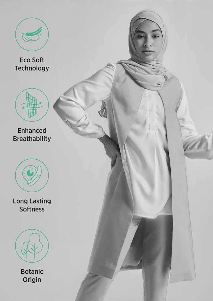 Longline Layering Vest in Tencel™