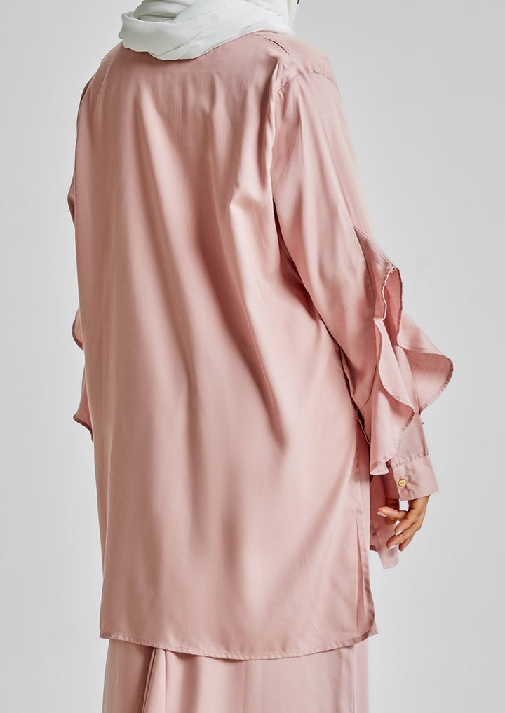 Ruffled Shirt-Tencelâ„¢ - BOKITTA