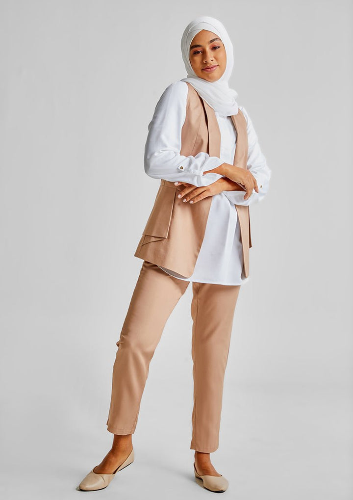Side Folds Vest-Tencelâ„¢ - BOKITTA