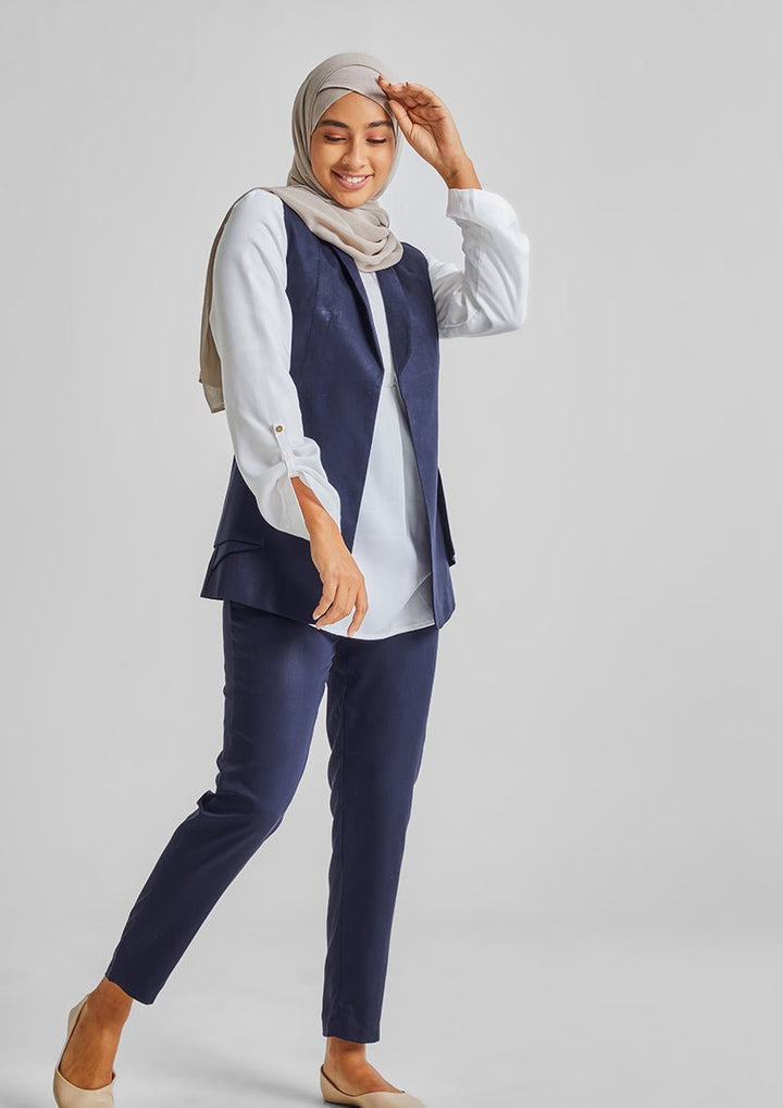 Side Folds Vest-Tencelâ„¢ - BOKITTA