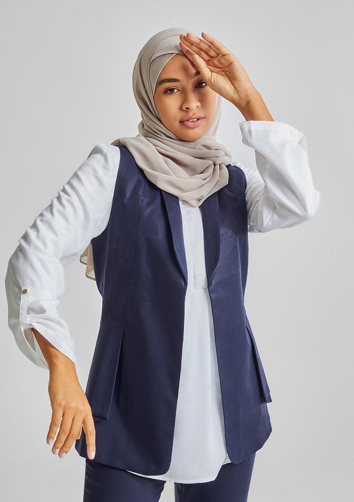 Side Folds Vest-Tencelâ„¢ - BOKITTA