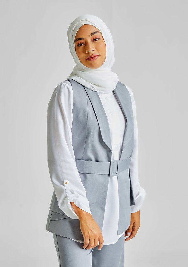 Side Folds Vest-Tencelâ„¢ - BOKITTA