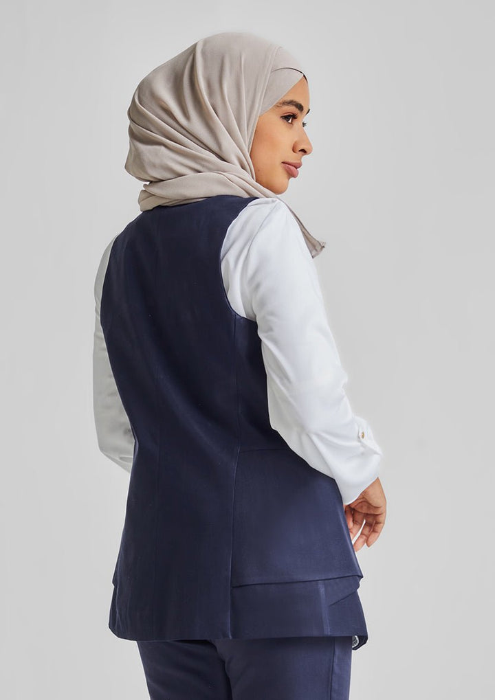Side Folds Vest-Tencelâ„¢ - BOKITTA