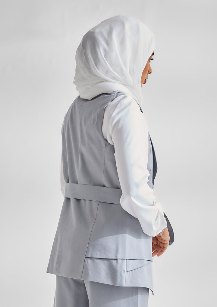 Side Folds Vest-Tencelâ„¢ - BOKITTA