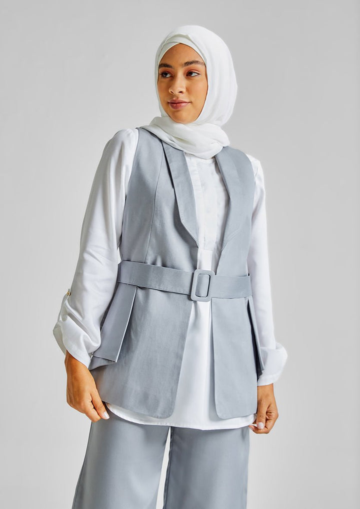 Side Folds Vest-Tencelâ„¢ - BOKITTA