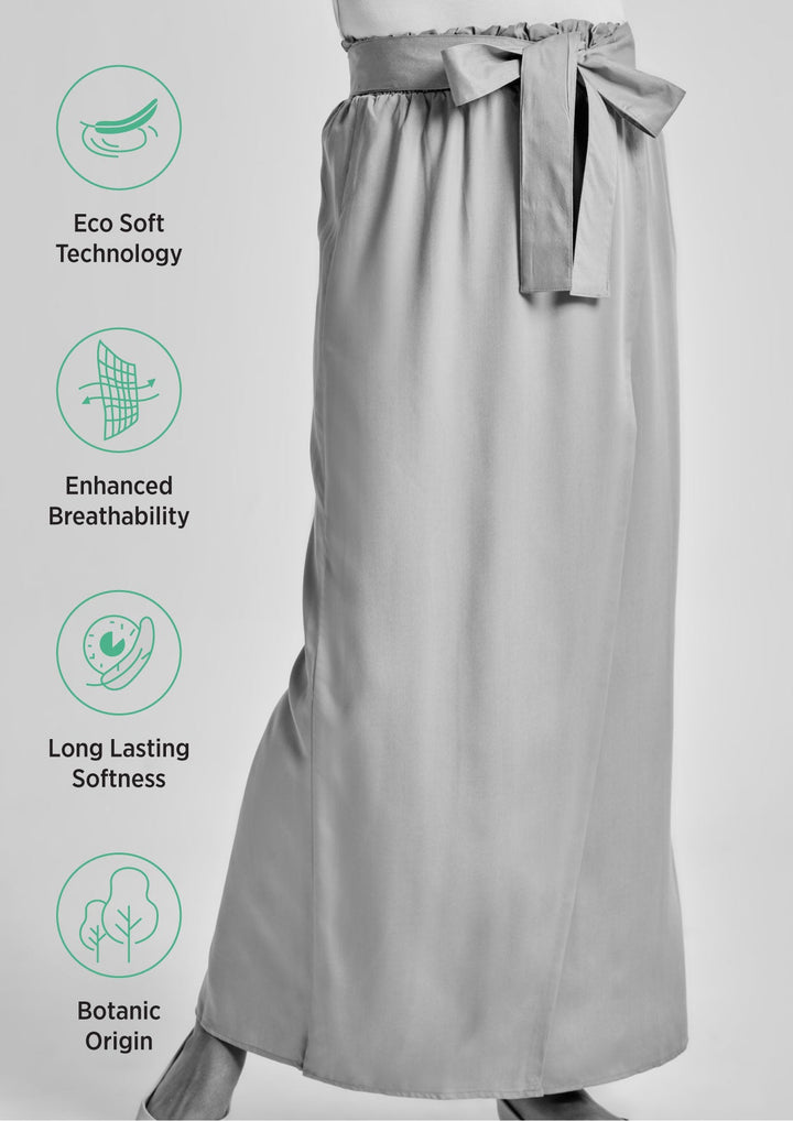 Wrap-Style Modest Skirt in Tencel™