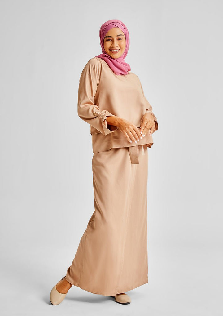 Wrapped Skirt-Tencelâ„¢ - BOKITTA