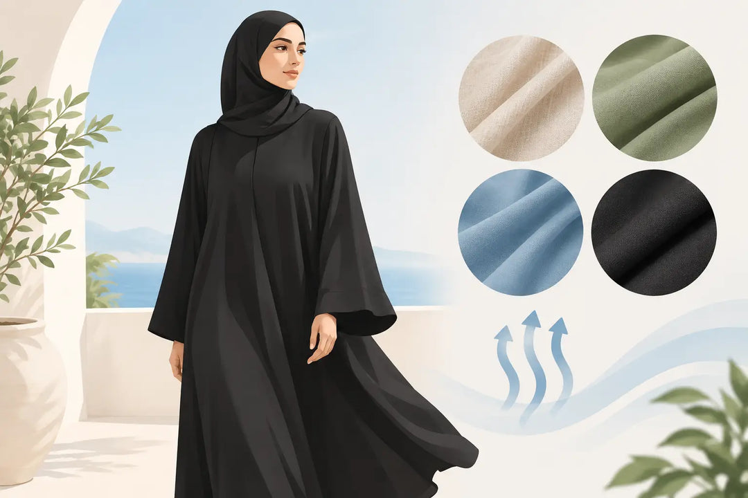 Top Breathable Abaya Fabrics for Warm Days