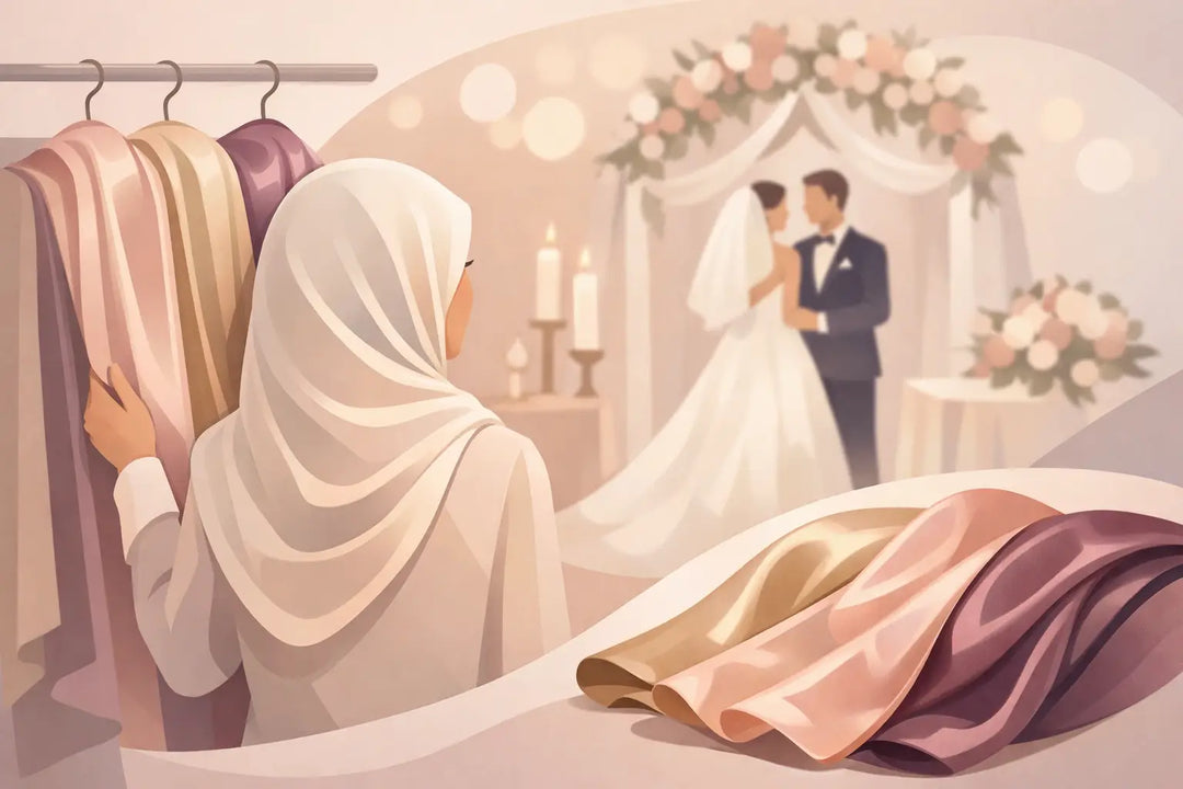 How to Choose a Satin Hijab for Weddings