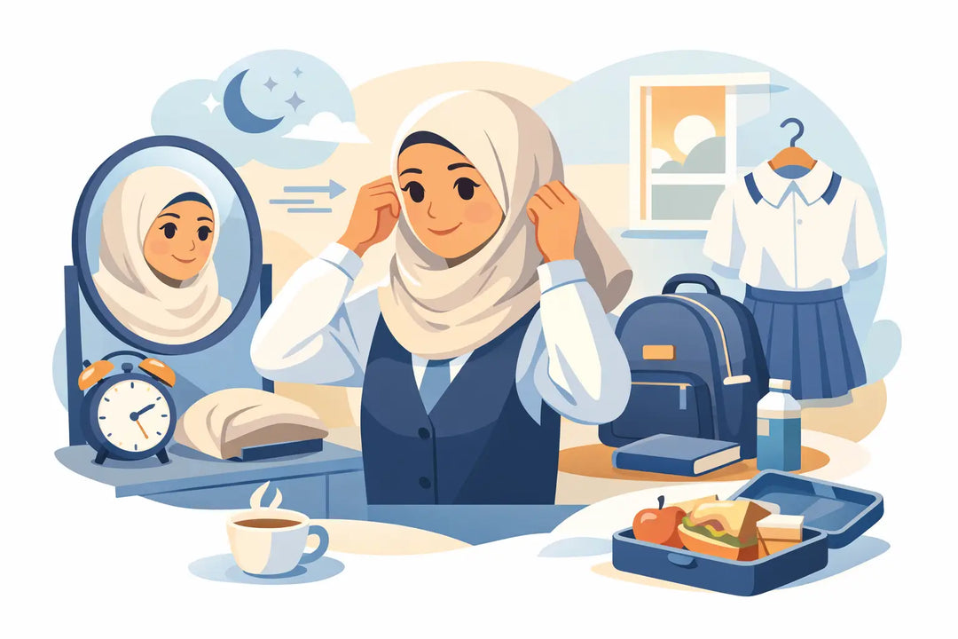 Ready Hijab for School That Saves Morning Time