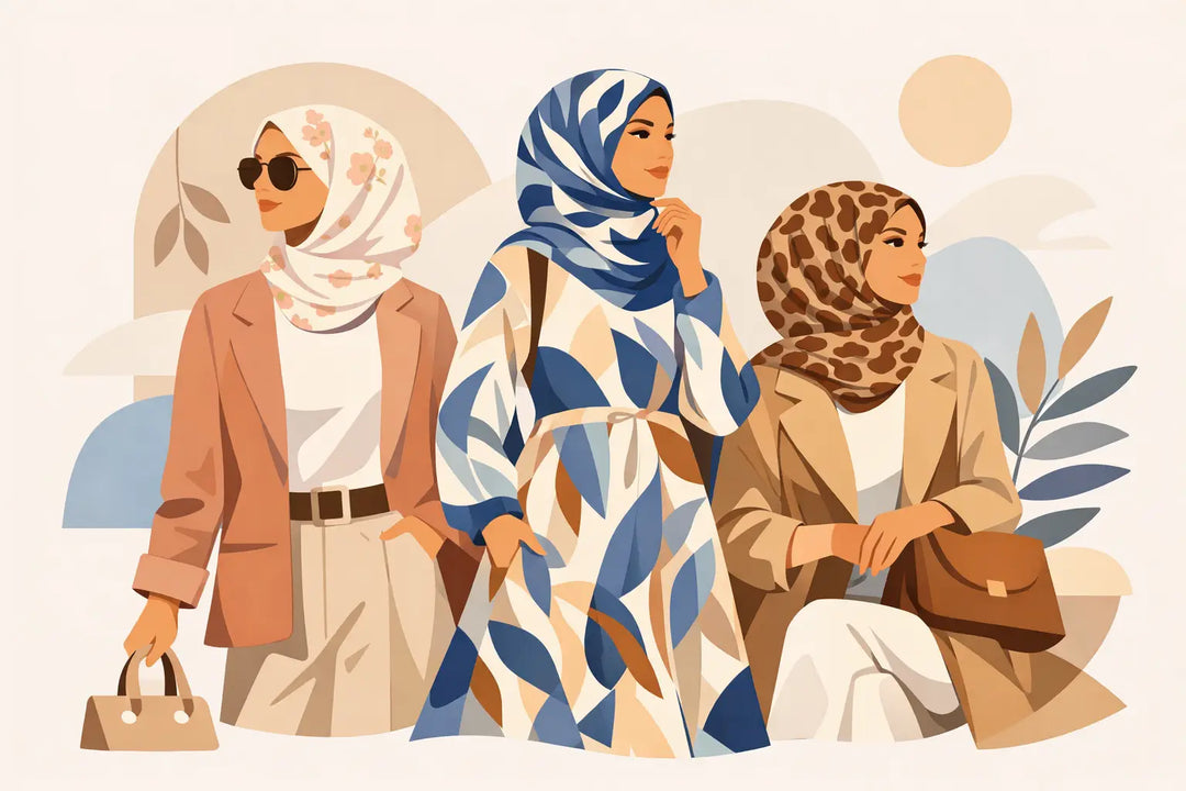 12 Printed Hijab Outfit Ideas to Wear Now