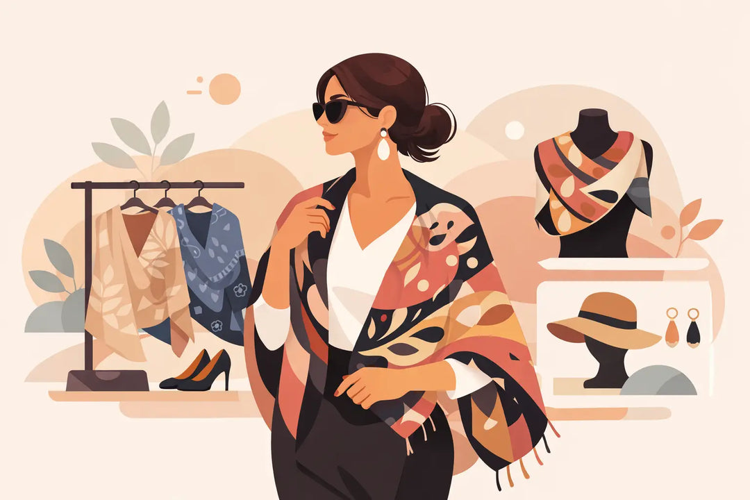 How to Style Printed Shawls With Ease