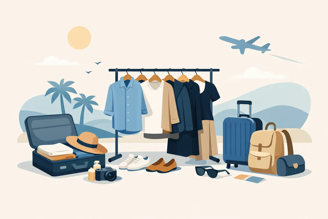 A Modest Travel Wardrobe Example That Works