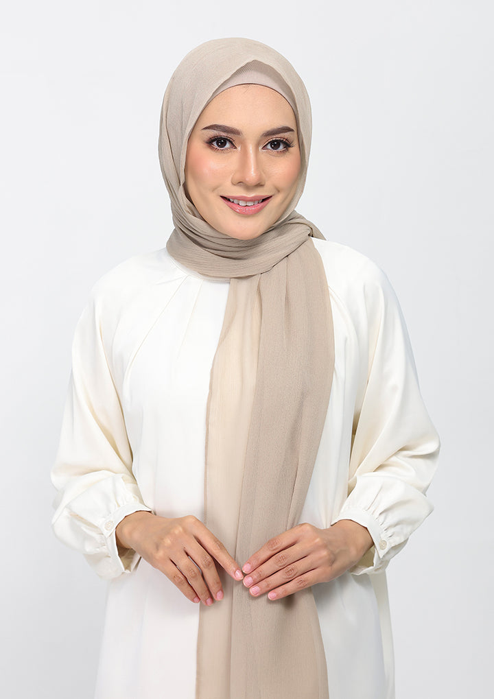 Dune - Plain Crinkled Chiffon