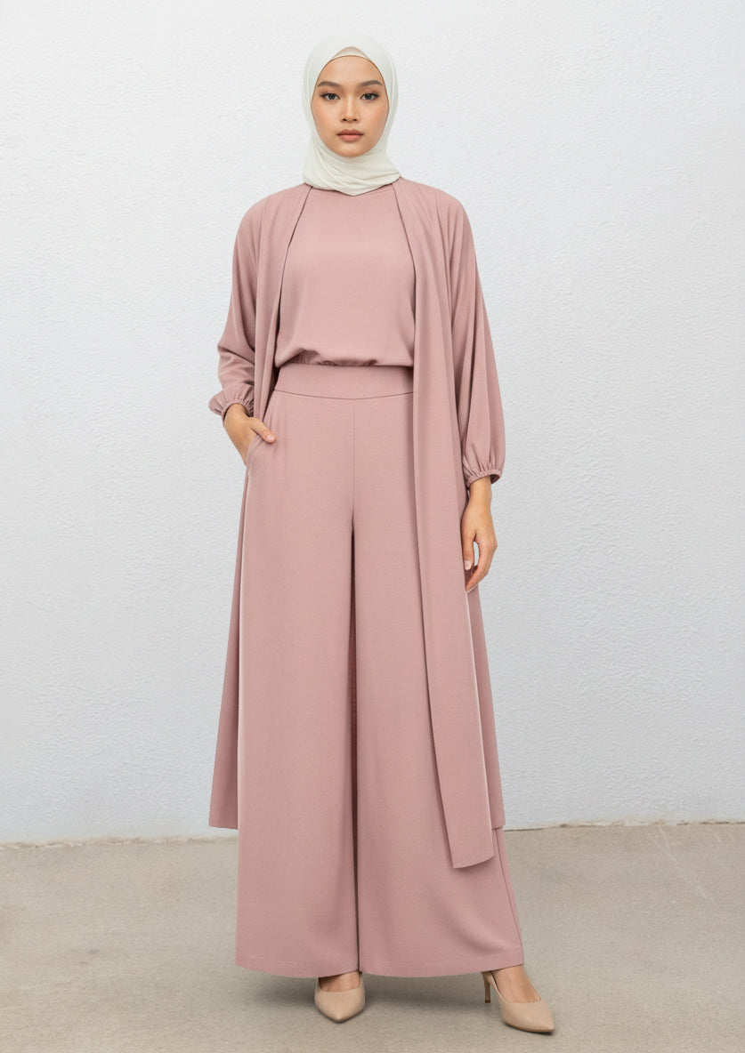 Pink -Haya 3 Piece Co-ord Set