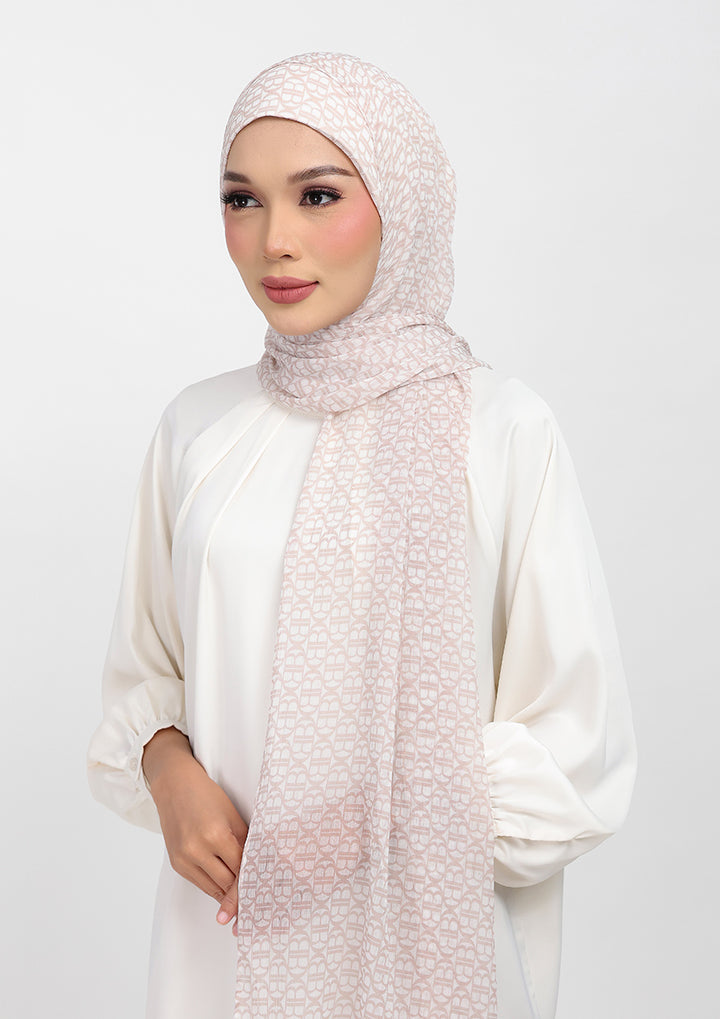 Maison B Stone - Instant Hijab With Inner