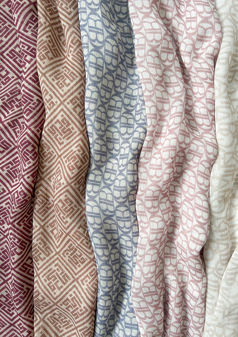Bokitta Oblique Stone - Modal Woven Shawl