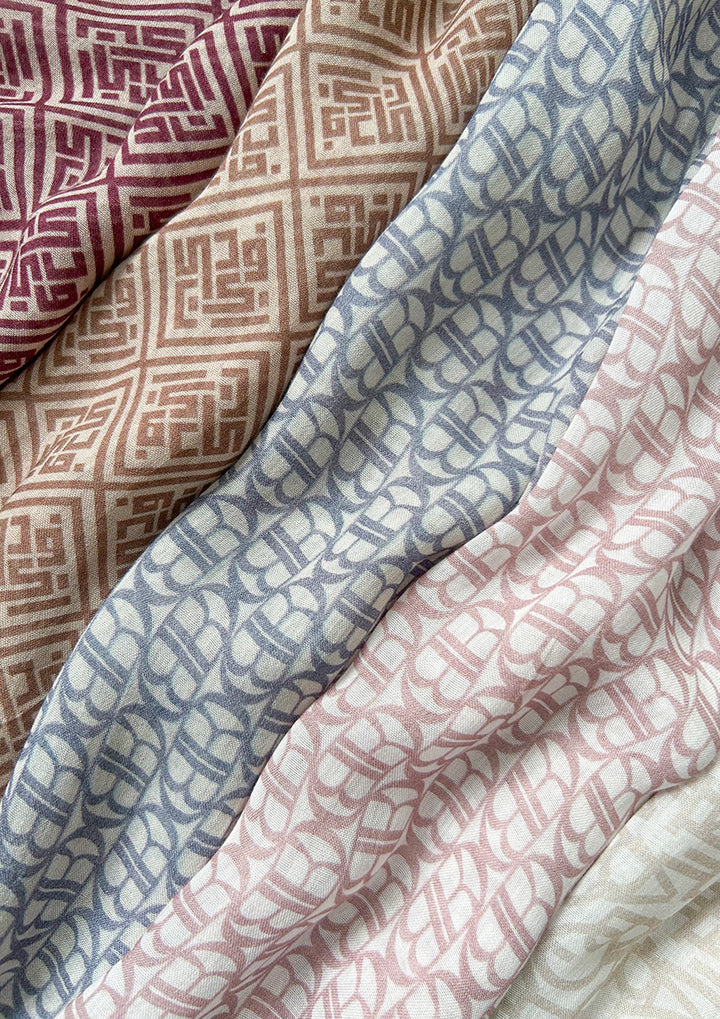 Bokitta Oblique Stone - Modal Woven Shawl