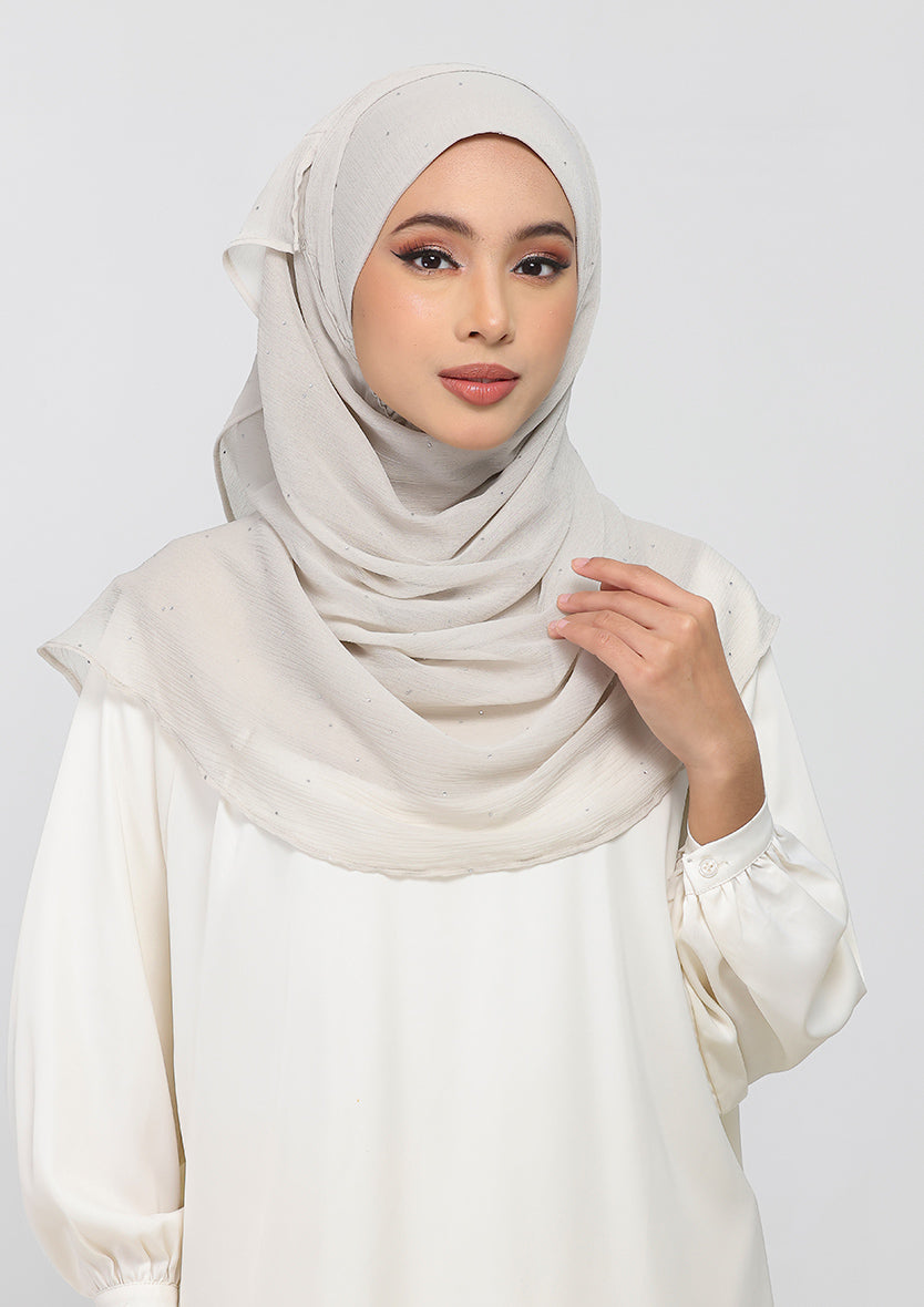 Stone Crystals - Crinkled Chiffon