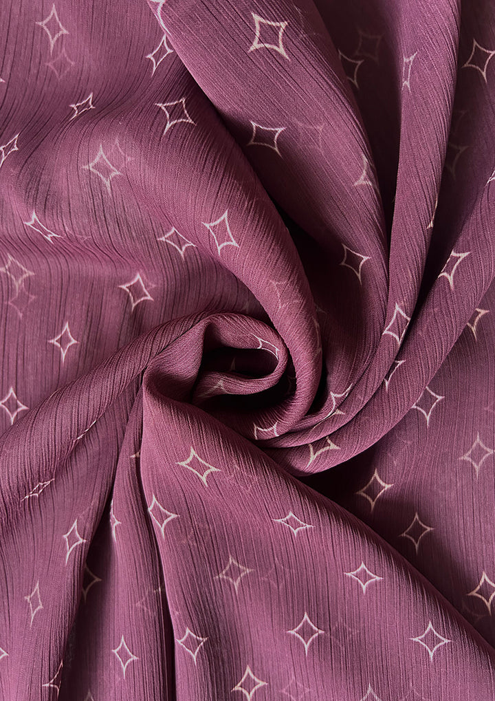 Sparkles Burgundy - Instant Hijab With Inner