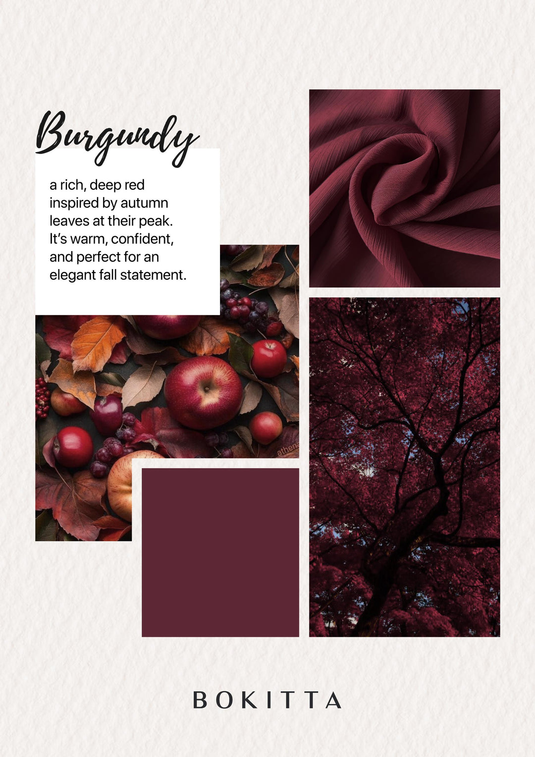 Burgundy  - Instant Hijab with Inner
