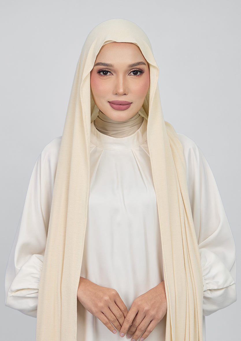 Angora - Ribbed Lenzing MicroModal Jersey Shawl – Hijab | Bokitta