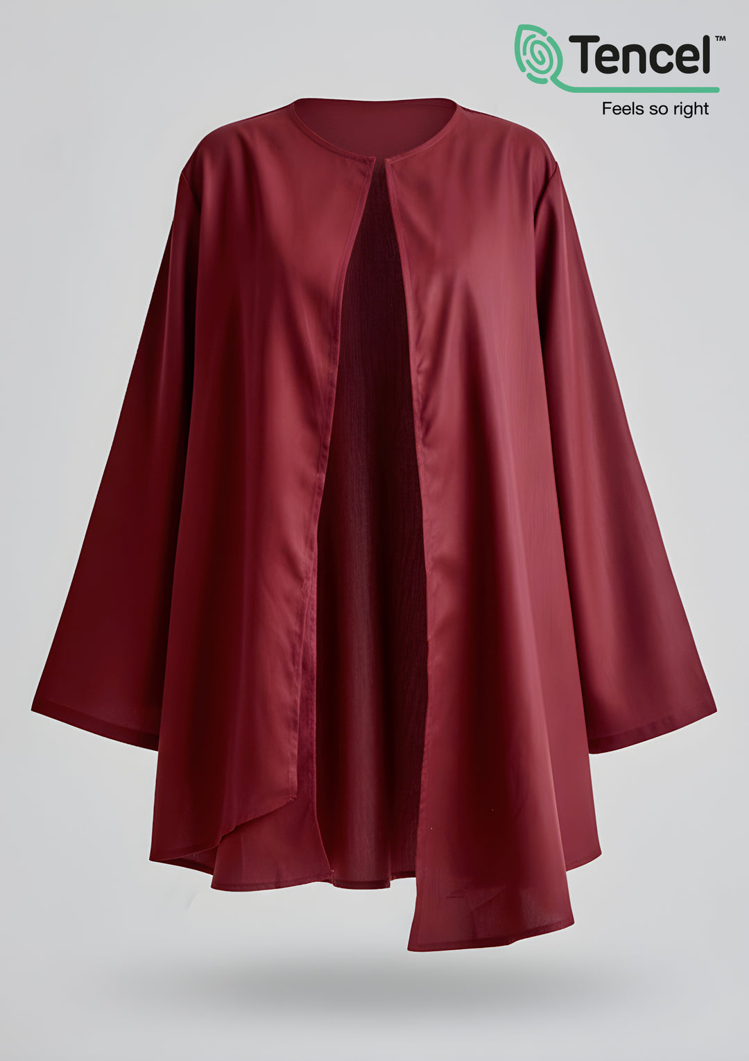 Asymmetric Cardigan-Tencelâ„¢ - BOKITTA