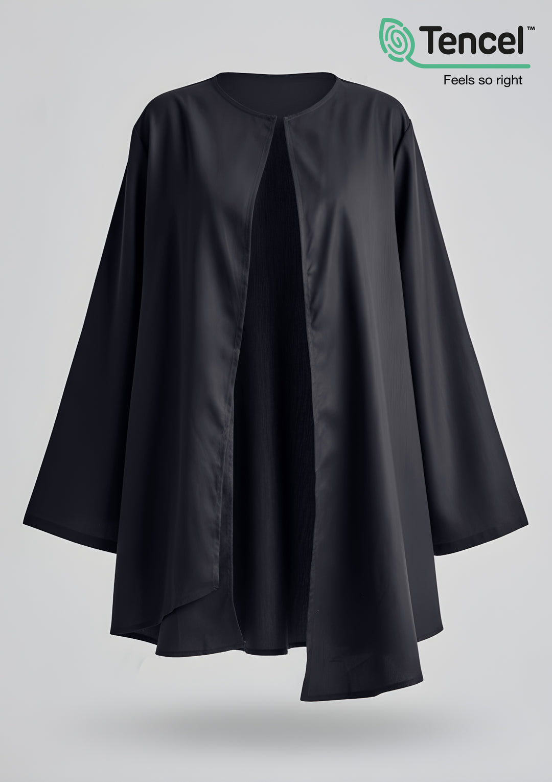 Asymmetric Cardigan-Tencelâ„¢ - BOKITTA