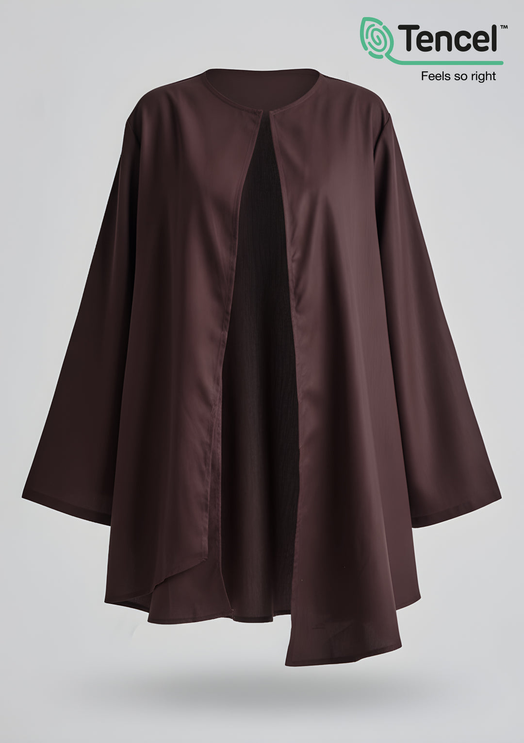 Asymmetric Cardigan-Tencelâ„¢ - BOKITTA
