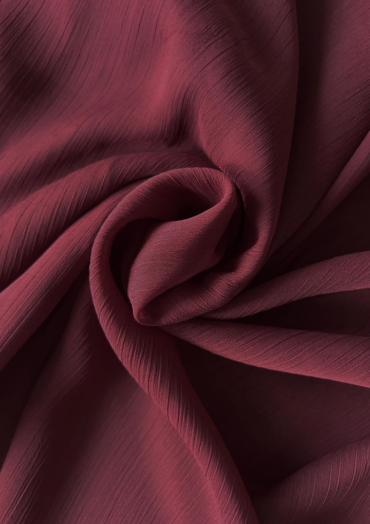 Burgundy  - Instant Hijab with Inner