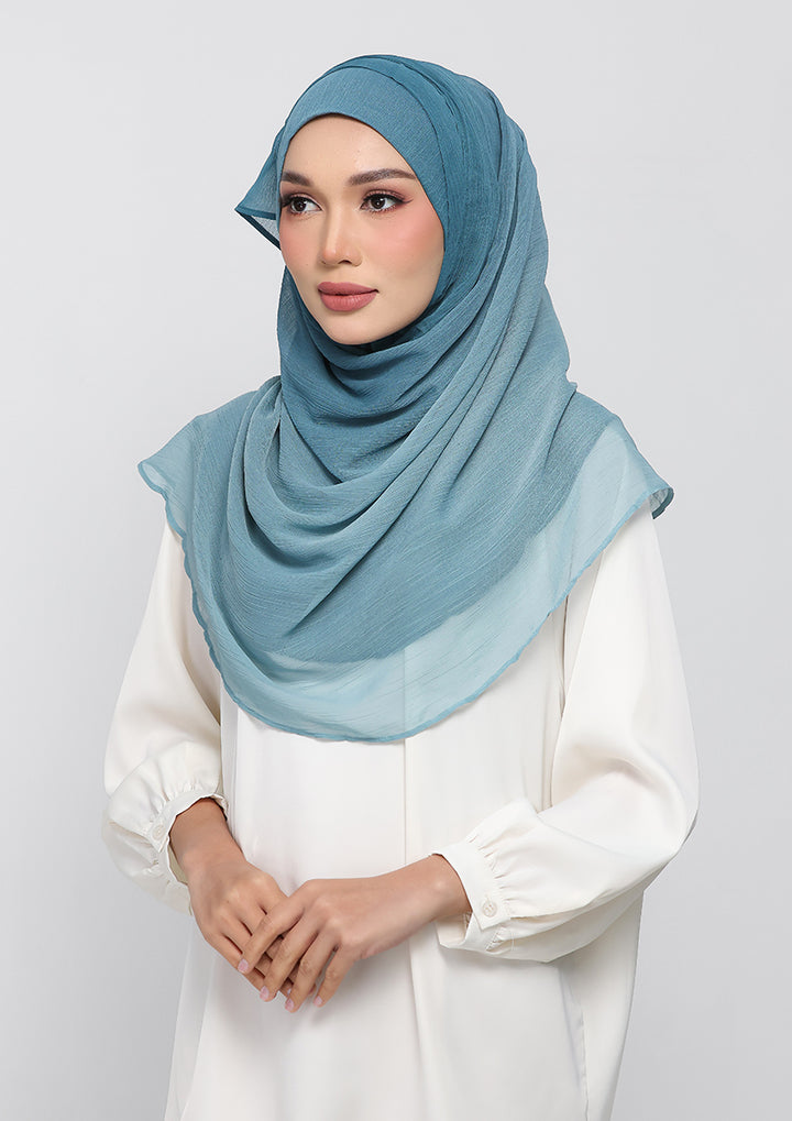 Blues - Instant Hijab With Inner