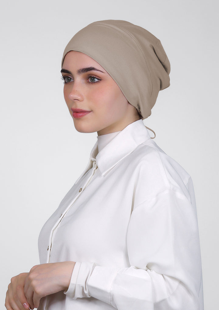 Cap Inner-Plain Jersey Cotton
