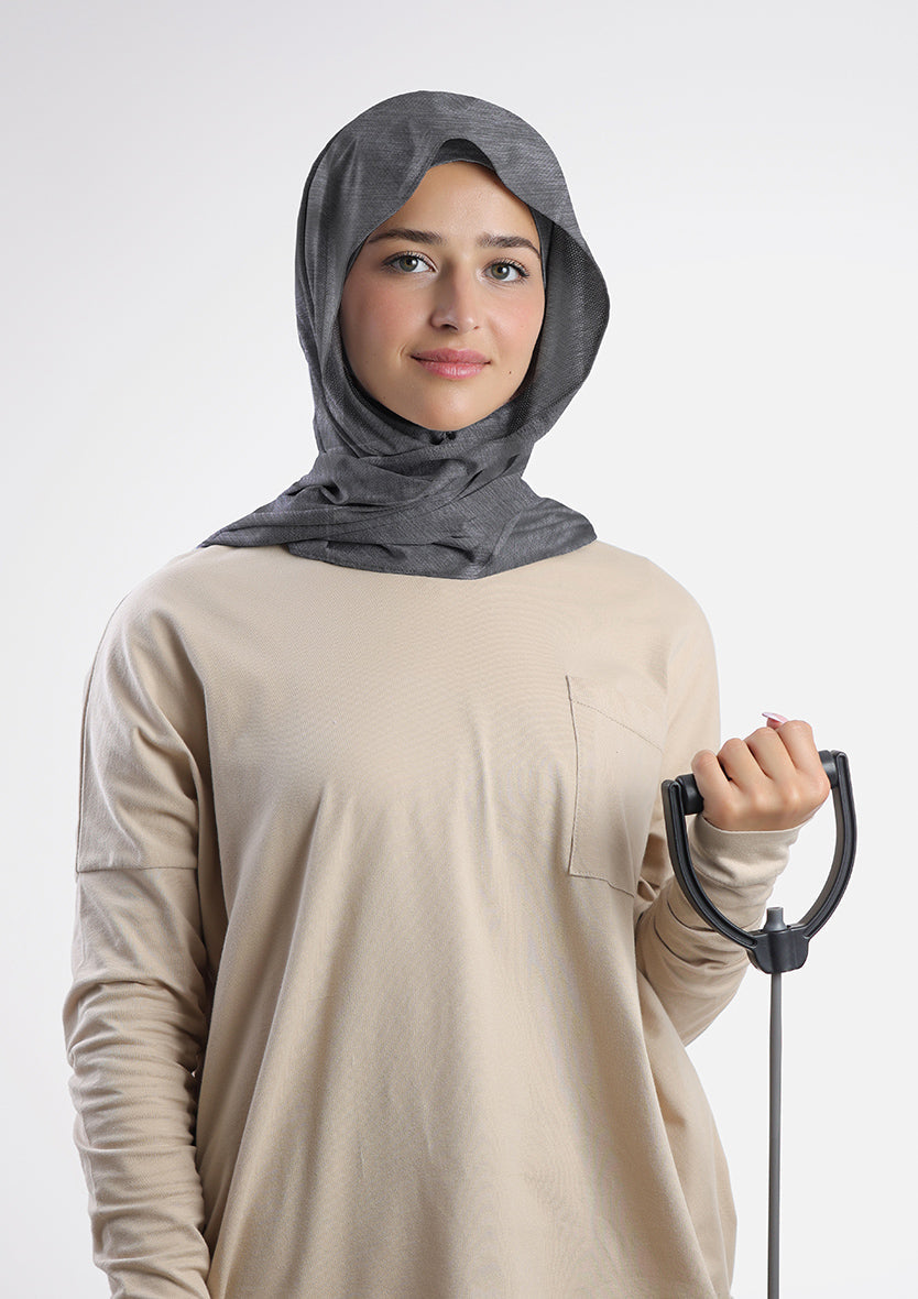 Sports Capshawl Hijab Heather