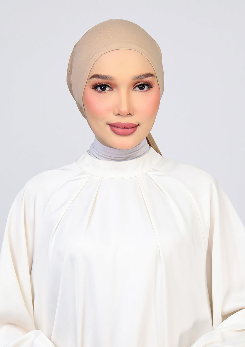Light Beige - Chin Inner - Plain Jersey Cotton