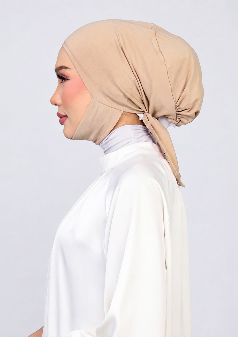 Light Beige - Chin Inner - Plain Jersey Cotton