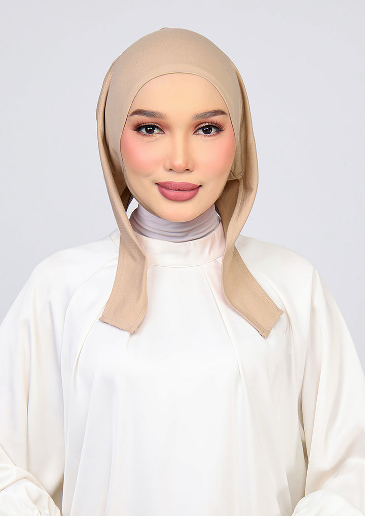Light Beige - Chin Inner - Plain Jersey Cotton