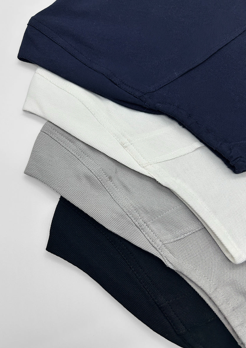 Navy -100% Cotton 2- Piece Hijab
