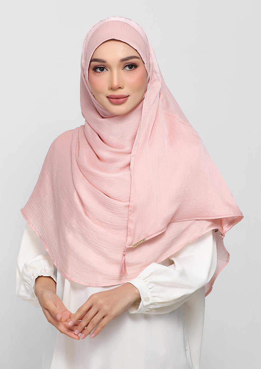 hijab dusty pink