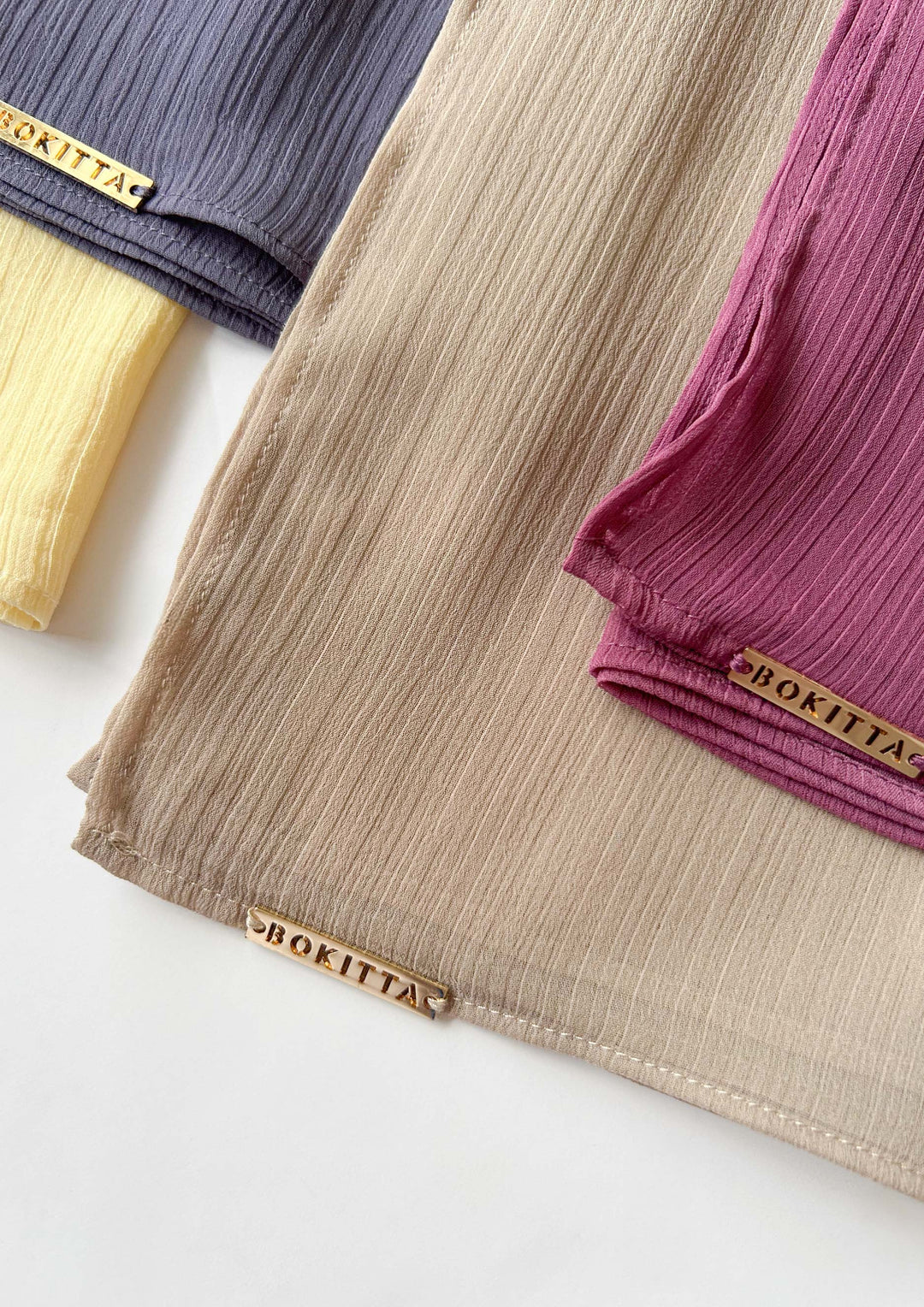 Vanilla - Plain Crinkled Chiffon