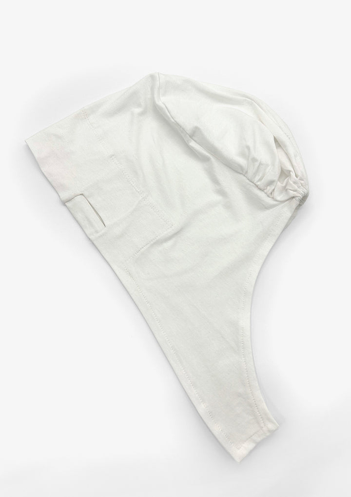 Offwhite - Earslit Inner - Plain Jersey Cotton